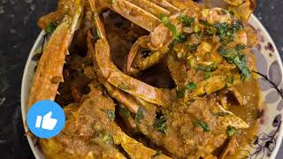 NANDU GRAVY RECIPE IN TAMIL  TASTY TAMIL NANDU MASALA  CRAB GRAVY RECIPE [upl. by Jsandye809]