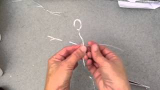 How to make a wire sculpture person and affix to a base [upl. by Kalie]