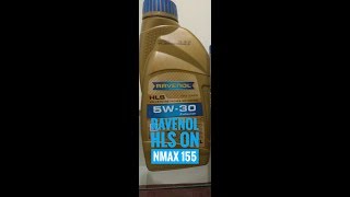 Ravenol HLS 5w30 on Yamaha ha Nmax 155VVA [upl. by Eetsirk]