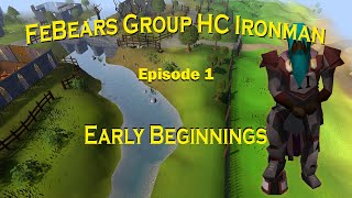 NEW OSRS HardCore Ironman Group Episode 1 [upl. by Kram581]