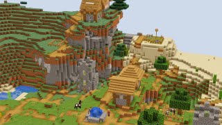 Minecraft Java Random Seed of the Day 32 shorts [upl. by Atsahs]