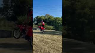 110 pit bike jump [upl. by Noslrac]