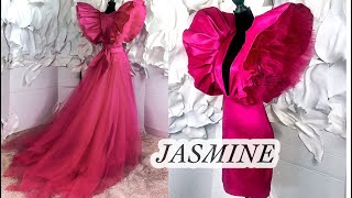 MILA FASHION HOT PINK WEDDING GOWN JASMINE [upl. by Hurlee412]