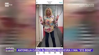 Antonella Clerici in ospedale ma sta bene quotFate prevenzionequot  Estate in diretta 14062024 [upl. by Oly554]