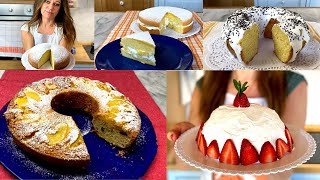 5 Torte Deliziose e Facili da Fare a Casa  5 Tasty and Easy Cakes to Make at Home [upl. by Doroteya]