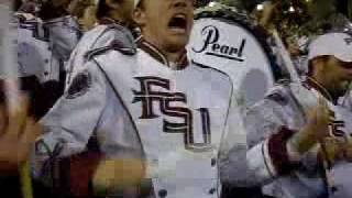 Florida State Seminole Uprising  In the stands with Big 8 Drumline [upl. by Gwendolin764]