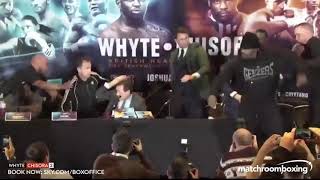 Everything sounds better with the Titanic music right 🤣 Whyte vs Chisora 2 [upl. by Nylyoj719]