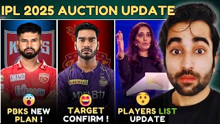 IPL 2025 News PBKS New Auction Plan😲Venkatesh Iyer RETENTION in KKR CONFIRM  Mega Auction Update [upl. by Nerraf385]