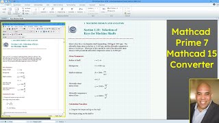 PTC Mathcad  Prime 7 Worksheet Converter [upl. by Gareth]