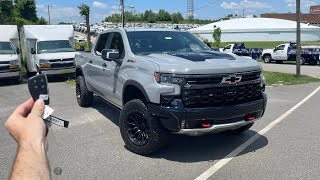 Procharged 2024 Chevrolet Silverado 1500 ZR2 Start Up Exhaust Test Drive Walkaround POV and Rev [upl. by Einot90]