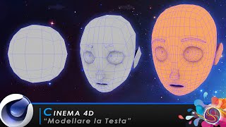 TUTORIAL CINEMA 4D quotModellare la Testaquot [upl. by Klimesh295]