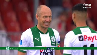 Arjen Robben´s Debut for Groningen vs Almere City HD 1080i 22082020 [upl. by Yesmar520]