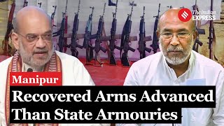 Manipur News 30 Recovered Weapons Are More Advanced Than State Armouries Officials Reveal [upl. by Whitebook]