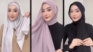 12 GAYA CANTIK – CARA SIMPLE PAKAI TUDUNG SHAWL KEMAS DAN CANTIK 2023 – QotrunNada ShawlTutorial [upl. by Sexton422]