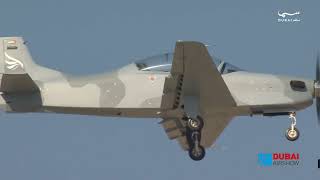 Dubai Airshow2023 Calidus B250 UAE display Day1 [upl. by Fuchs]