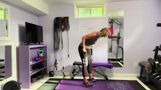 Triceps Kickbacks with Resistance Bands [upl. by Irena427]