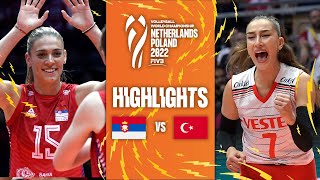 🇷🇸 SRB vs 🇹🇷 TÜR  Highlights Phase 2 Womens World Championship 2022 [upl. by Atled120]