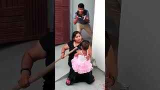 Mama or papa papa 🤑🥶😂🤣🤣😂😂 baby funny cutebaby cute babygirl funnyvideo [upl. by Bouchier]