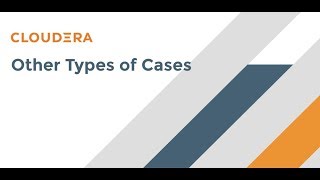 Creation of other types of cases on Cloudera Support [upl. by Joellen]