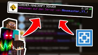 einen kostenlosen Minecraft Server erstellen  Aternos Tutorial [upl. by Etan]