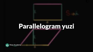 Parallelogram yuzi  Yuza va perimetr  Geometriya asoslari [upl. by Moreno363]