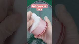 Satisfying mold crack 👌 diy resinart resincrafts resin art handcrafted handmade astrology [upl. by Dirgis353]