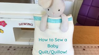 How to Sew a Quillow with Fleece amp Flannel Part 1 [upl. by Asiole453]