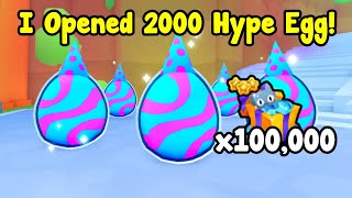 I Opened 2000 Hype Eggs And 100000 Gift Bags  Pet Simulator 99 Roblox [upl. by Ecienahs]