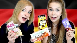 German Candy Trying delicious snacks from home [upl. by Nyltak378]