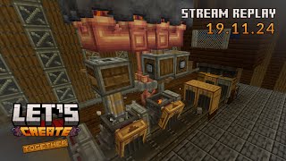 Andesite Alloy Farm  Lets Create Together  Stream Replay 191124 [upl. by Clarance]