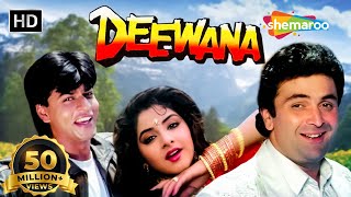 Deewana HD  Shah Rukh Khan  Rishi Kapoor  Divya Bharti  Hindi Full Blockbuster Movie [upl. by Elbam]