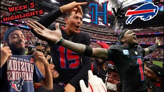 Texans vs Bills TEXANS FAN REACTS To Week 5 Highlights [upl. by Nuahs]