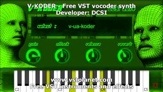 VKoder  Free VST vocoder synth  vstplanetcom [upl. by Anees]