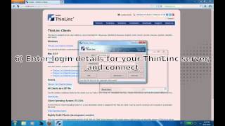 ThinLinc Client Installation on Windows screencast [upl. by Electra]