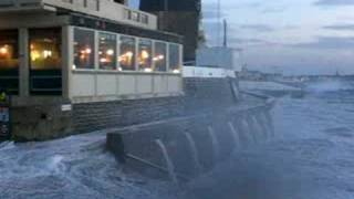 Giant Waves in St Malo France [upl. by Neeluqcaj]