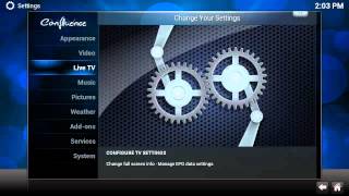 WeTek Play  How to install tvheadend and scan DVBT channels on OpenELEC [upl. by Leena]