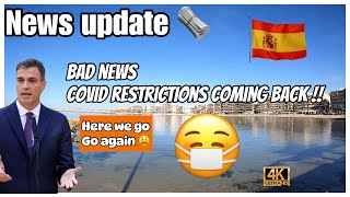 Spanish news😷covid restrictions in Spainflu symptonsshould I go to the doctor 🧑‍⚕️ [upl. by Arimay349]