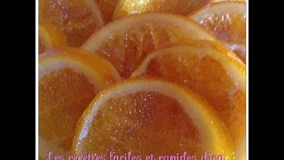 Recette dorange confit facile [upl. by Christean]