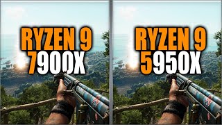 Ryzen 9 7900X vs Ryzen 9 5950X Benchmarks  15 Tests [upl. by Ilojne]