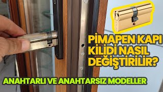 Pimapen Kapı Kilidi Değiştirme  Balkon Kapısı Anahtar Değişimi  Barel Değişimi [upl. by Ibrab]