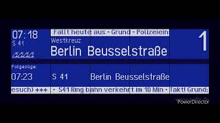 Blechelse S Bahn Berlin Ansagen Heldelberger Platz fällt heute aus Ringbahn [upl. by Farman936]