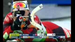 Biathlon Einzel der Damen in Nove Mesto 2012 [upl. by Eiduj]