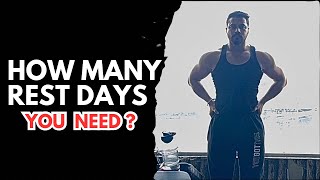 How many Rest days   Is it necessary to Grow Muscles muscle rest growth bodybuilding fitness [upl. by Eyoj]