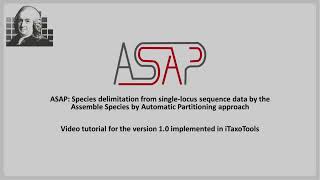 iTaxoTools ASAP Video Tutorial [upl. by Billye]