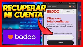 ✅COMO RECUPERAR MI CUENTA DE BADOO [upl. by Yule344]