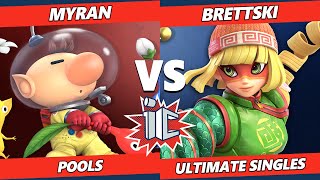 InfinityCON 2022  Myran Olimar Vs Brettski Min Min SSBU Ultimate Tournament [upl. by Anitsua]