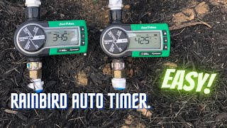 Rain Bird Electronic Sprinkler Timer Install [upl. by Dylana311]