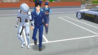 Robot pencuri part 1 🥷sakuraschoolsimulator sakura shortfilm sss viralvideo mobilegame [upl. by Anawat]