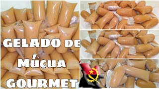 GELADO DE MÚCUA GOURMET com Maracujá🍧 receitadeangola🇦🇴 receitafacil❤️ receitadamarri🌸 [upl. by Bortz]