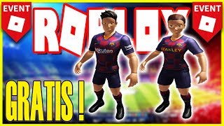 Nuevo EVENTO Roblox GRATIS EQUIPACION FC Barcelona 2 Rthro GRATIS [upl. by Annasoh34]